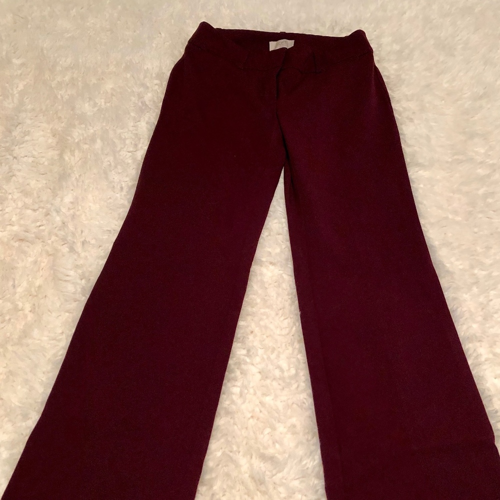 Wine Dress Pants